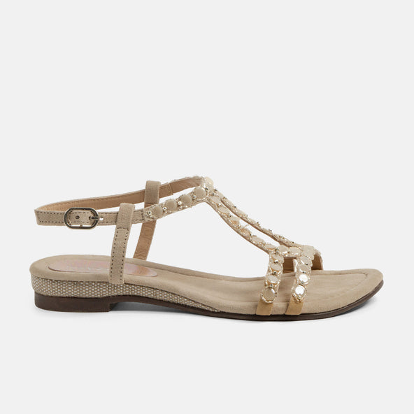 Izarra Damen Wildleder-Sandalen Biscuit Izarra Damen Wildleder-Sandalen Biscuit