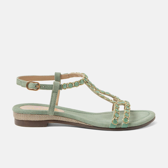 Izarra Damen Wildleder-Sandalen Sage Izarra Damen Wildleder-Sandalen Sage