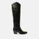 Adaline Damen Leder-Stiefel Black
