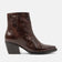 River Damen Leder-Stiefeletten Brown