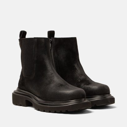 Haidy Damen Wildleder-Boots Black