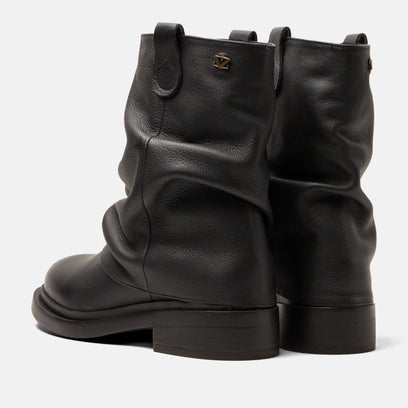 Tari Damen Leder-Boots Black