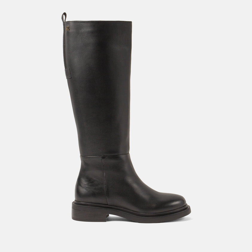 Uma Damen Leder-Stiefel Black