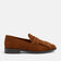Suus Damen Wildleader-Loafers Cognac
