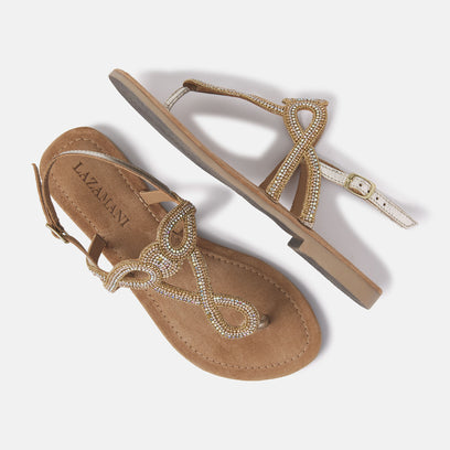 Damen Sandalen 33.510 Gold