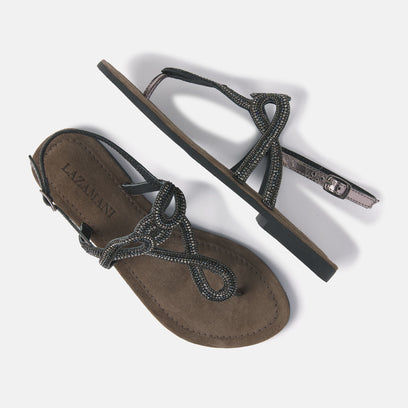 Damen Sandalen 33.510 Pewter