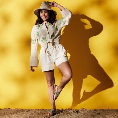 Estella Damen Leder-Sandalen Taupe