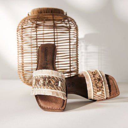 Damen Pantoletten 75.362 Beige