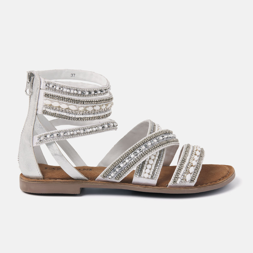 Damen Sandalen 75.393 White