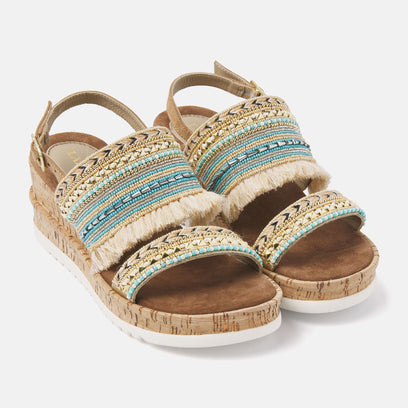 Damen Sandalen 75.399 Beige