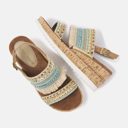 Damen Sandalen 75.399 Beige