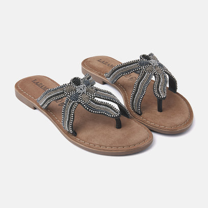 Damen Zehentrenner 75.419 Black