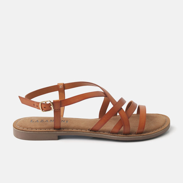 Lucy Damen Ledersandalen Tan Lucy Damen Ledersandalen Tan