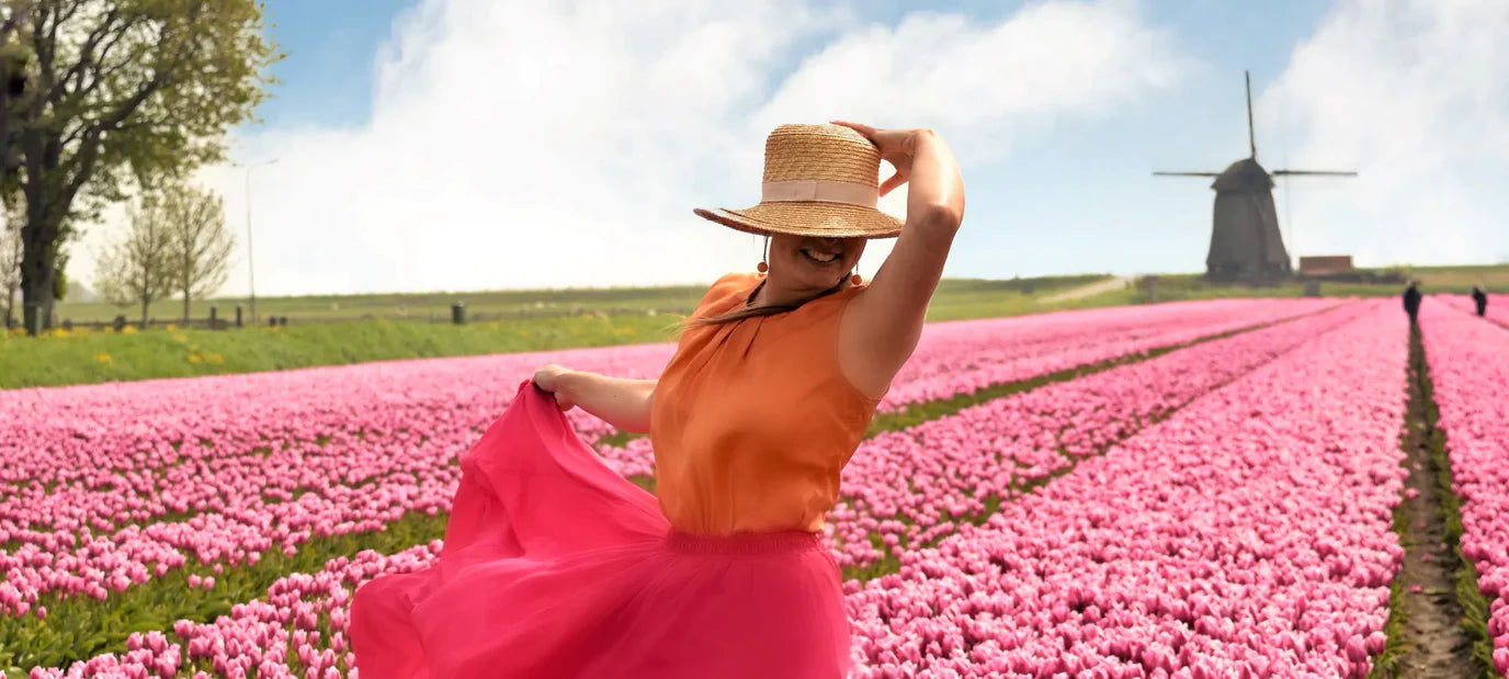 Die niederländischen Tulpenfelder - Man muss sie gesehen haben