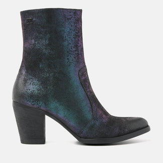 Damen-Stiefeletten 85.602 Petrol-Disco