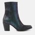 Damen-Stiefeletten 85.602 Petrol-Disco