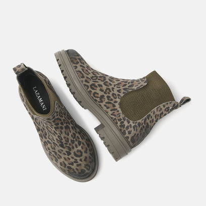 Chelsea-Boots Damen 85.611 Leopard