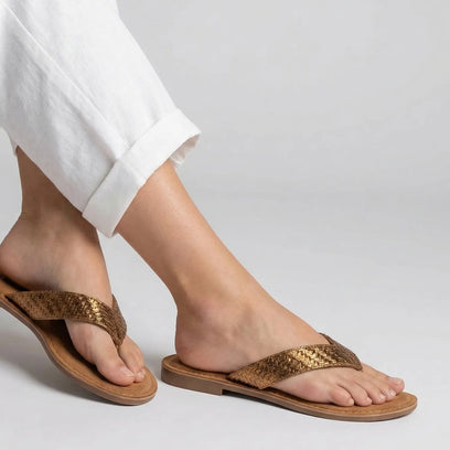 Jule Damen Zehentrenner Copper