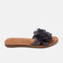 Zinnia Damen Leder-Pantoletten Black