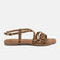 Tova Damen Wildleder-Sandalen Leopard