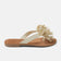 Roza Damen Leder-Zehentrenner Offwhite