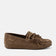 Belle Damen Wildleder-Mokassins Khaki