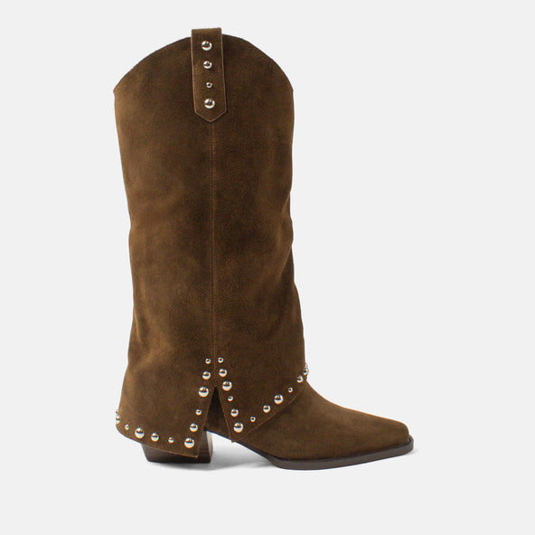 Jane Damen Wildleder-Stiefel Moss