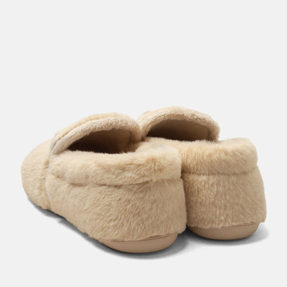 Floor Damen Hausschuhe Beige