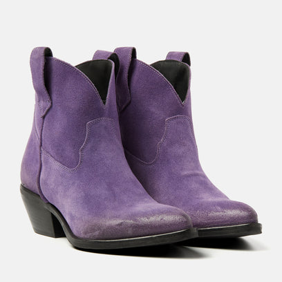 Gigi Damen Wildleder Stiefeletten Lavender