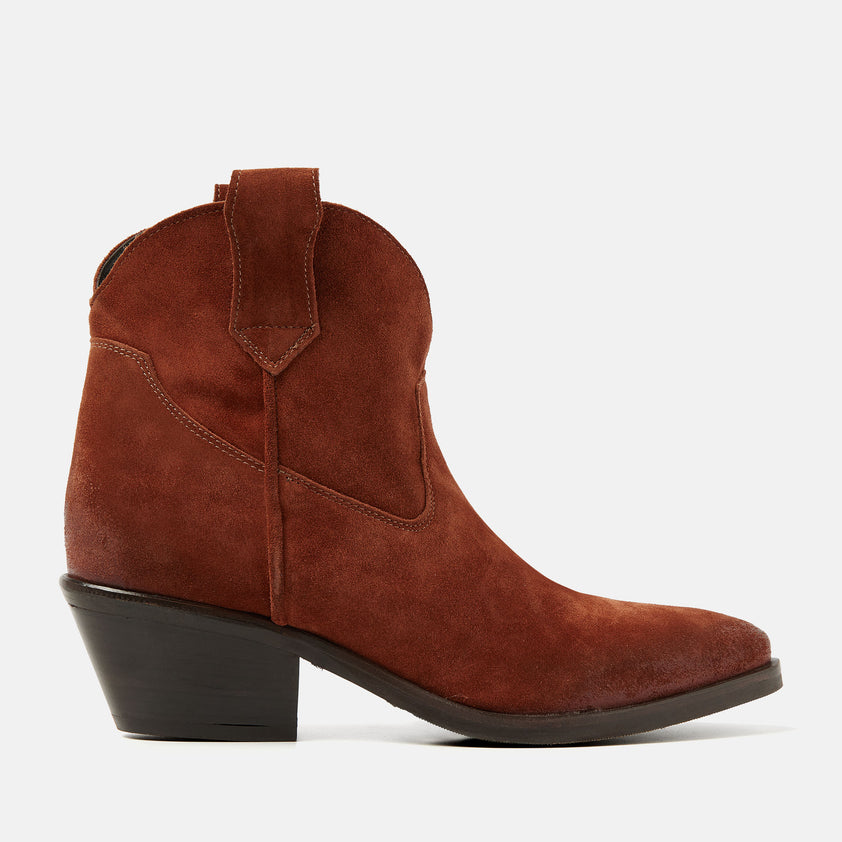 Gigi Damen Wildleder Stiefeletten Rust