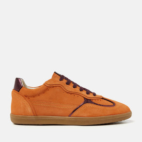 San Sebastian Wildleder Damen Sneaker Orange