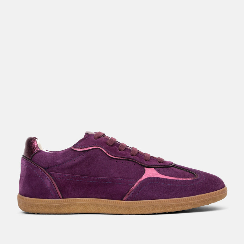 San Sebastian Wildleder Damen Sneaker Purple