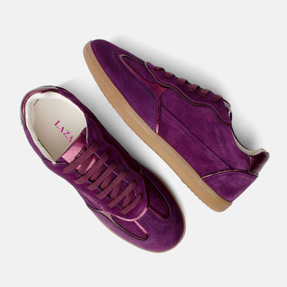 San Sebastian Wildleder Damen Sneaker Purple