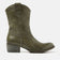 Vive Damen Western Leder-Stiefeletten Green