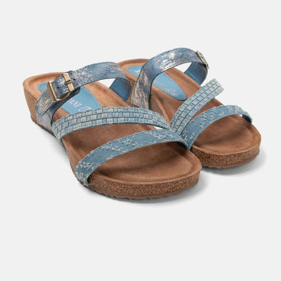 Diega Damen Pantoletten Denim