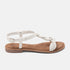Aida Damen Leder-Sandalen White