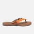 Luna Damen Leder-Zehentrenner Apricot