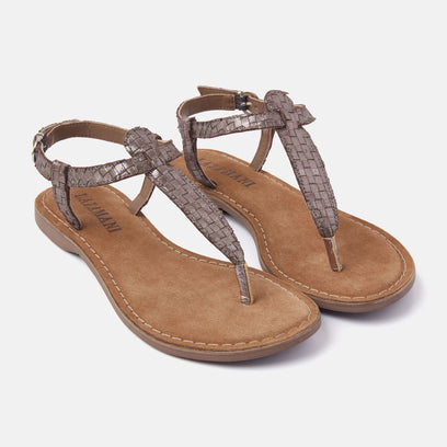 Damen Sandalen 75.615 Pewter