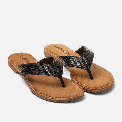 Jule Damen Zehentrenner Black