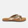 Avi Damen Leder-Zehentrenner Gold