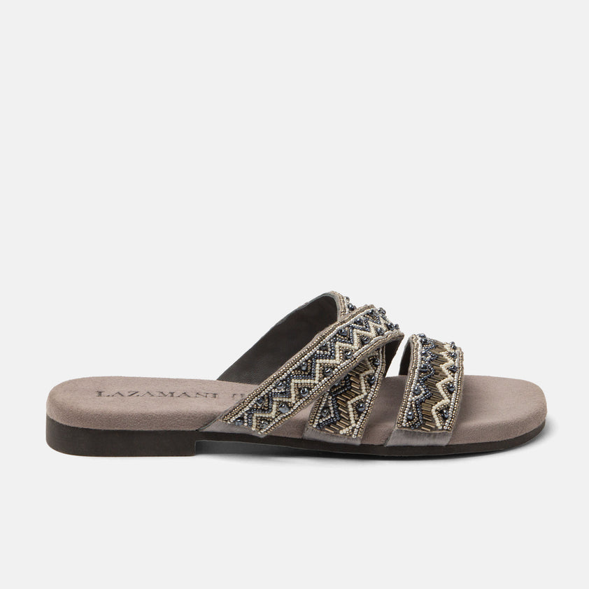 Aaf Damen-Pantoletten Grey