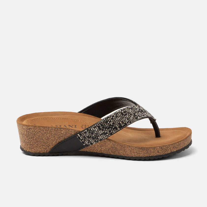 Sky Damen Zehentrenner Black
