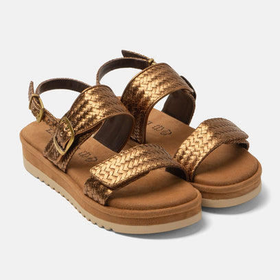 Fenna Damen Sandalen Copper