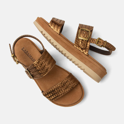 Fenna Damen Sandalen Copper