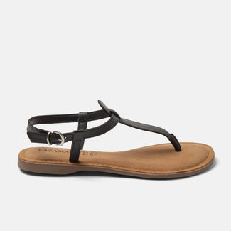Imme Damen Ledersandalen Black