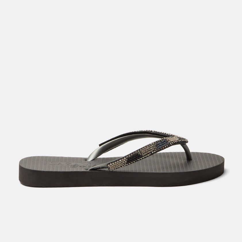 Fraser Beach Damen Flip Flops Black