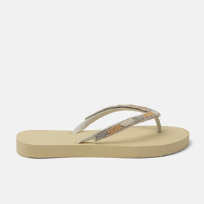 Fraser Beach Damen Flip Flops Offwhite