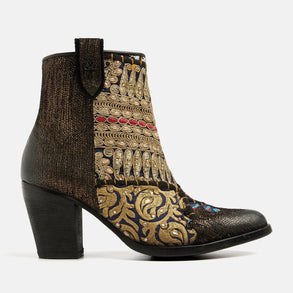 Sylvie Damen Stiefeletten Bronze