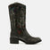 Paige Damen Leder-Stiefel Silver