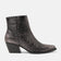 Phoebe Damen Leder-Stiefeletten Silver/Black